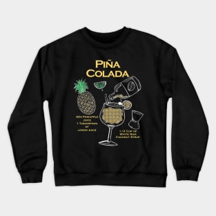 Bearding Recipe for Cocktail Bar Pub Barmann Bar Party Crewneck Sweatshirt